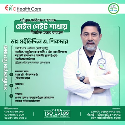 Dr. Dr. Mohiuddin A. Sikder - Associate Prof. & Head (Ex) Dept. of Psychiatry Chittagong Medical College Hospital